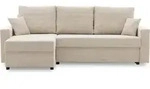 Ecksofa mit schlaffunktion Schlafcouch mit Bettkasten universelle Seite AIKIDO