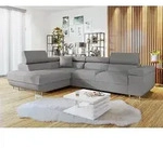 MIRJAN24 Ecksofa Torezio, Stilvoll Eckcouch mit Bettkasten und Schlaffunktion,