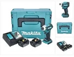 Makita DTD 172 RMJ Akku Schlagschrauber 18 V 180 Nm 1/4" Brushless + 2x Akku...