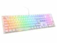 Ducky One 3 Aura White Gaming Tastatur, RGB LED - MX-Blue