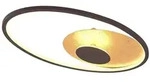 Lindby LED-Deckenleuchte Feival, 61 cm, rost/gold, dimmbar - Braun