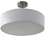 Lindby Deckenlampe Umma, Abstand, wei&szlig;, Stoff, &Oslash; 50 cm, E27 - Wei&szlig;