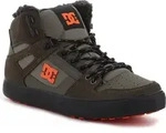 DC Shoes Pure Hi Top WC Herren Schn&uuml;rung L&auml;ssige Turnschuhe Olive &ndash; 9 UK - 43 EU