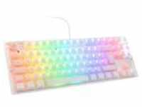Ducky One 3 Aura White TKL Gaming Tastatur, RGB LED - MX-Brown