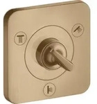 AXOR Citterio E Ab und Umstellventil Trio/ Quattro 120/120 Unterputz Brushed Bronze,