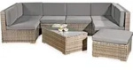 Mucola Lounge Set Polyrattan Gartenm&ouml;bel Rattanm&ouml;bel Gartenset Sitzgruppe Sofa