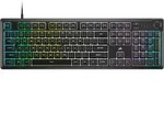 Corsair K55 CORE RGB, Kabelgebunden, USB, Mechanischer Switch, QWERTY, RGB-LED,