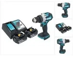 Makita DHP 489 RM Akku Schlagbohrschrauber 18 V 73 Nm Brushless + 2x Akku 4,0...