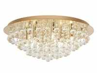 Lindby Deckenlampe 'Gillion' in gold / messing aus Kristall
