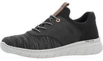 Rieker fsk herren halbschuhe Slipper grau in Gr. 40 - Schwarz - 40