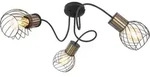 Globo Lighting Deckenleuchte Metall schwarz matt, 3x E27 - Schwarz