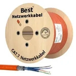 500 m CAT.7 Verlegekabel B.E.S.T. Germany Gigabit Netzwerkkabel Kupfer LAN...