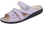 Finn Comfort Agueda, Damenschuhe, bequeme Pantolette, Flieder, Leder, - Damenschuhe