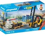 PLAYMOBIL My Life 71528 Gabelstapler mit Fracht - Bunt