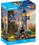 PLAYMOBIL Novelmore 71483 Ritterturm mit Schmied und Drache - Bunt