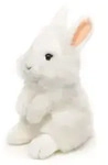 Uni-Toys - Angorakaninchen wei&szlig;, stehend - 18 cm (H&ouml;he) - Pl&uuml;sch-Hase,...