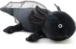 Uni-Toys - Axolotl (schwarz) - 32 cm (L&auml;nge) - Pl&uuml;sch-Wassertier - Pl&uuml;schtier,