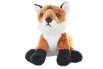 Pl&uuml;schtier - Fuchs sitzend 13 cm - Schwarz
