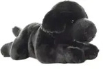 Uni Toys Labrador liegend schwarz Hund Kuscheltier Pl&uuml;schtier Stofftier