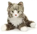 Uni-Toys - Norwegische Waldkatze - 46 cm (L&auml;nge) - Pl&uuml;sch-Katze -...