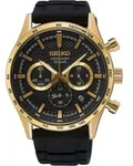 Seiko SSB446P1 Herrenuhr Chronograph Schwarz/Goldfarben - Schwarz