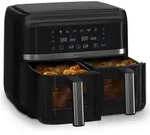 Klarstein Hei&szlig;luftfritteuse, Airfryer mit 2 Kammern, 2850W Kompakte