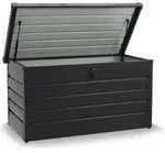 Juskys Metall Aufbewahrungsbox Limani 380 Liter - Outdoor Box - wasserdicht,