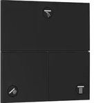 Fertigmontageset ShowerSelect Comfort E Absperrventil, UP mattschwarz mattschwarz -