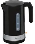 Clatronic Wasserkocher 1,8L mit verdecktem Edelstahlheizelement | Kettle mit