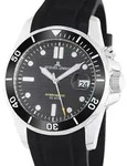 Jacques Lemans 1-2170A Hybromatic Diver Herrenuhr 41mm 20ATM - Silber