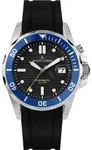 Jacques Lemans 1-2170D Hybromatic Diver Herrenuhr 41mm 20ATM - Silber