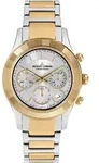 Jacques Lemans Chronographen Venice Steel Silver - Gold - Wei&szlig;