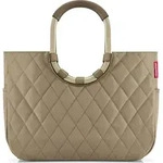 Reisenthel Loopshopper L rhombus olive - Gr&uuml;n