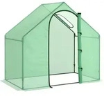 Outsunny Foliengew&auml;chshaus Tomatengew&auml;chshaus Treibhaus mit Fenster Gr&uuml;n PE -