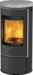 Fireplace K6013, Fireplace Rondale Kaminofen Stahl Schwarz | Topplatte Speckstein,