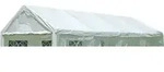 DEGAMO Zeltdach Dachplane Ersatzdach f&uuml;r Profi Zelt PALMA 4x8 Meter, PVC weiss