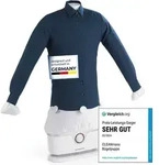 CLEANmaxx Hemden-B&uuml;gler 2.0 verbesserte Version 2024 Automatischer B&uuml;gler Trocknen