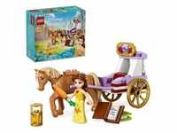 LEGO Disney Princess Belles Pferdekutsche, Prinzessinnen-Set mit Pferde-Spielzeug und