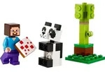 LEGO Minecraft Steve mit Baby-Panda, Bausatz, 6 Jahr(e), Kunststoff, 35 St&uuml;ck(e), 26