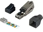 MicroConnect Złącze RJ45 STP CAT6 - Silber