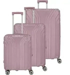 travelite Elvaa 4W Trolley L / M / S Ros&eacute; altrosa 78cm - Rosa
