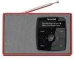 TechniSat DIGITRADIO 2 | Portables DAB+/UKW-Radio, Bluetooth - Rot/Silber