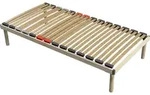 Hochwertiges Bettgestell DORADO 100x200 cm Massivholz Buche mit Lattenrost
