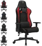 SENSE7 Spellcaster Gaming Stuhl Schwarz-Rot - Ergonomischer B&uuml;rostuhl PC
