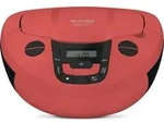 TechniSat Viola CD-1 | Boombox mit Bluetooth, Batteriebetrieb & CD-Player - Rot