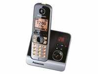 Panasonic KX-TG6724 Schnurlostelefon mit Anrufbeantworter, Rufnummernanzeige, 3
