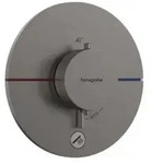Fertigmontageset ShowerSelect Comfort S Thermostat, UP brushed black chrome brushed