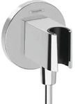hansgrohe Fixfit S Wandanschlu&szlig; mit Duschkopfhalterung - Wei&szlig;