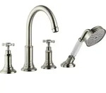 hansgrohe HG 4L Fliesenrandarmatur AXOR MONTREUX DN 15 bru-ni - Silber