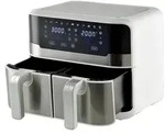 MasterPRO Rocket Duo 900 | Doppelte Hei&szlig;luftfritteuse | Farbe Wei&szlig; | 9L...